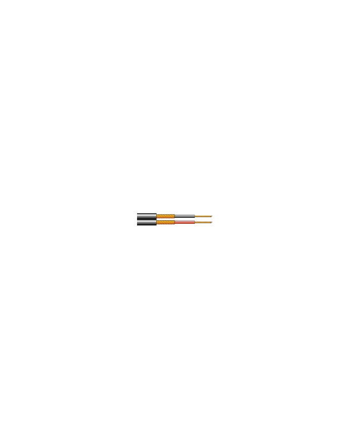 CAVO PIATTINA SCHERMATA NERA 2X0.35