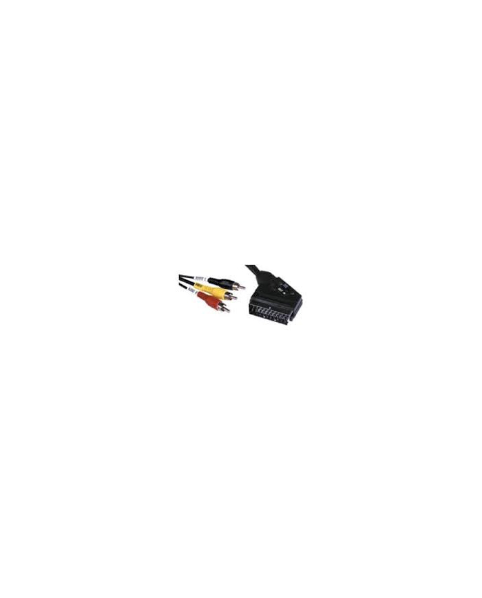 CAVO AUDIO VIDEO 1 SPINA SCART 3 SPINE RCA C/ COM.