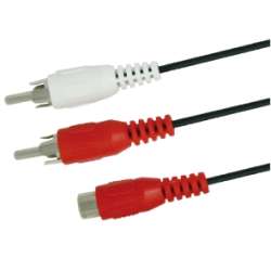 CAVO AUDIO 2 SPINE RCA 1 PRESA RCA 20CM.