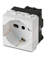 PRESA ELETTRICA 2P+T 10/16A + SCHUKO BIANCO MASTER