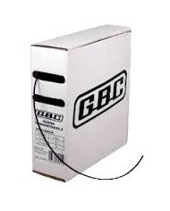 GUAINA TERMORESTRINGENTE NERA D. 9.7mm 1mt.