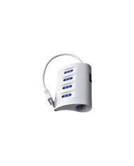 MULTIPRESA DA TAVOLO 4 PRESE 10/16A 2 SCHUKO 2 USB