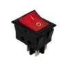 INTERRUTTORE SWITCH ON/OFF 4P 16A 250VAC LUMINOSO ROSSO