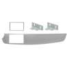 SUPPORTO X PLANCIA AUTORADIO ALFA GIULIETTA 2 DIN