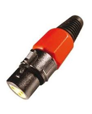 PRESA CANON 3 POLI VOLANTE GUIDACAVO ROSSO