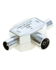 PRESA COAX TV TRIPLA 1 PRESA 2 SPINE 9.5mm INDUTTIVA