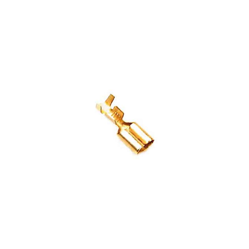 FASTON FEMMINA 6,3MM CON DENTINO