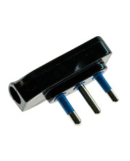 SPINA ELETTRICA 16A+T A PIPA NERA