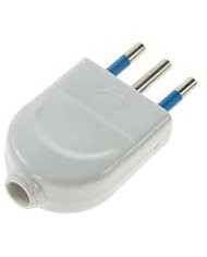 SPINA ELETTRICA 10A+T BIANCA VOLANTE