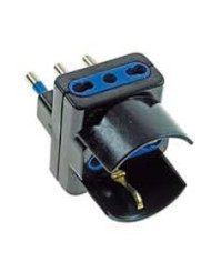 ADATTATORE SPINA 16A - 2 PRESE 10-16A BIV + PR SCU