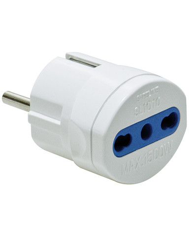 ADATTATORE DA SPINA SCHUKO 16A A PRESA 10-16A