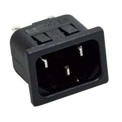 SPINA TRIPOLARE 10A DA PANNELLO INCASTRO 220V CEE