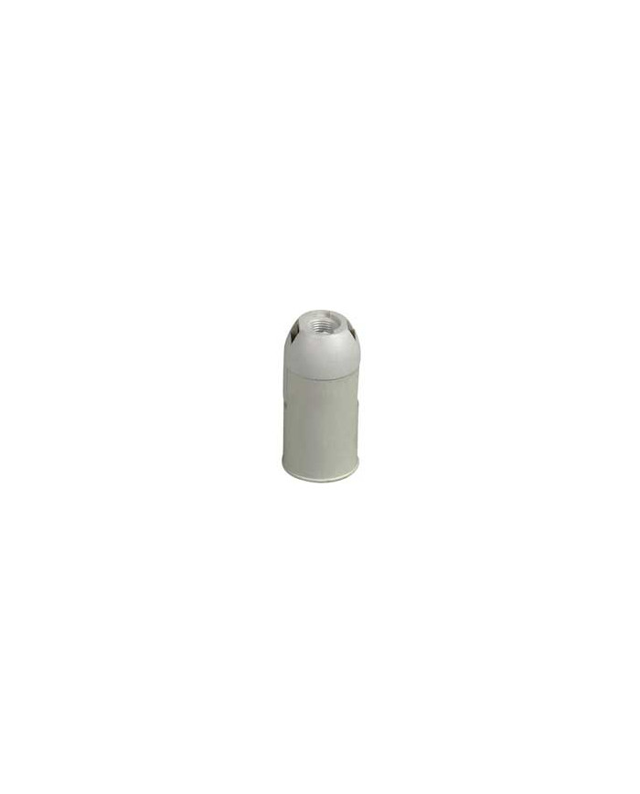PORTALAMPADA PER LAMPADA E14 LISCIO BIANCO