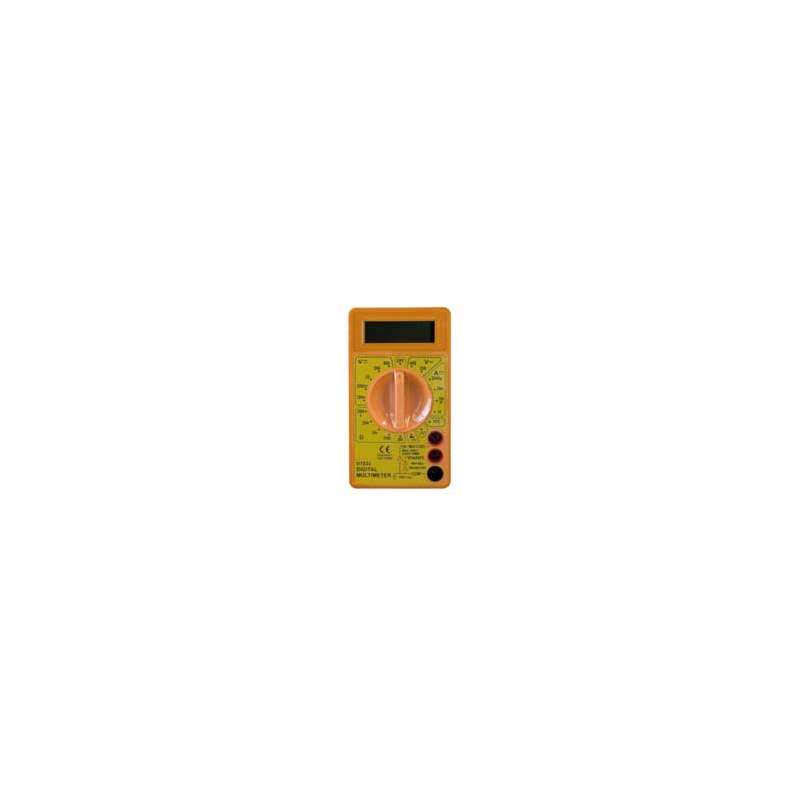 MULTIMETRO DIGITALE 10A BUZZER DISPLAY 3.5 H. 12