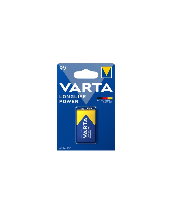 9V ALKALINA LONGLIFE PWOER BL 1PZ  VARTA