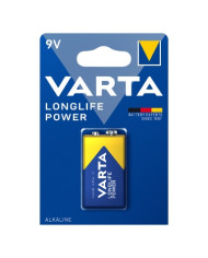 9V ALKALINA LONGLIFE PWOER BL 1PZ  VARTA