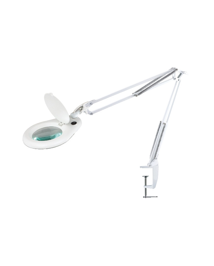 LAMPADA CON LENTE 8 DIOTTRIE E MORSETTO A VITE