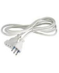 PROLUNGA ELETTRICA SPINA 10A-PRESA 10A 1,5MT BIANCA