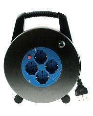 PROLUNGA ELETTRICA AVVOLGIBILE 15MT+4 PRESE 10/16A
