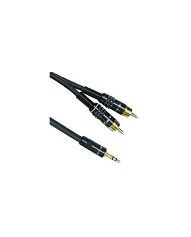 CAVO AUDIO 1 SPINA JACK 3.5 ST. 2 SPINE RCA 1.5MT