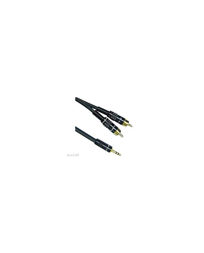 CAVO AUDIO 1 SPINA JACK3.5 ST. 2 SPINA RCA 6MT PRO