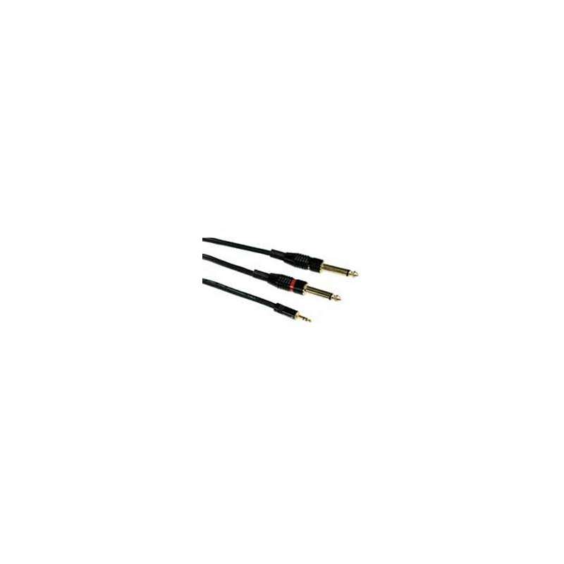 CAVO AUDIO SPINA JACK 3,5MM ST. 2 SPINE JACK 6.3MM