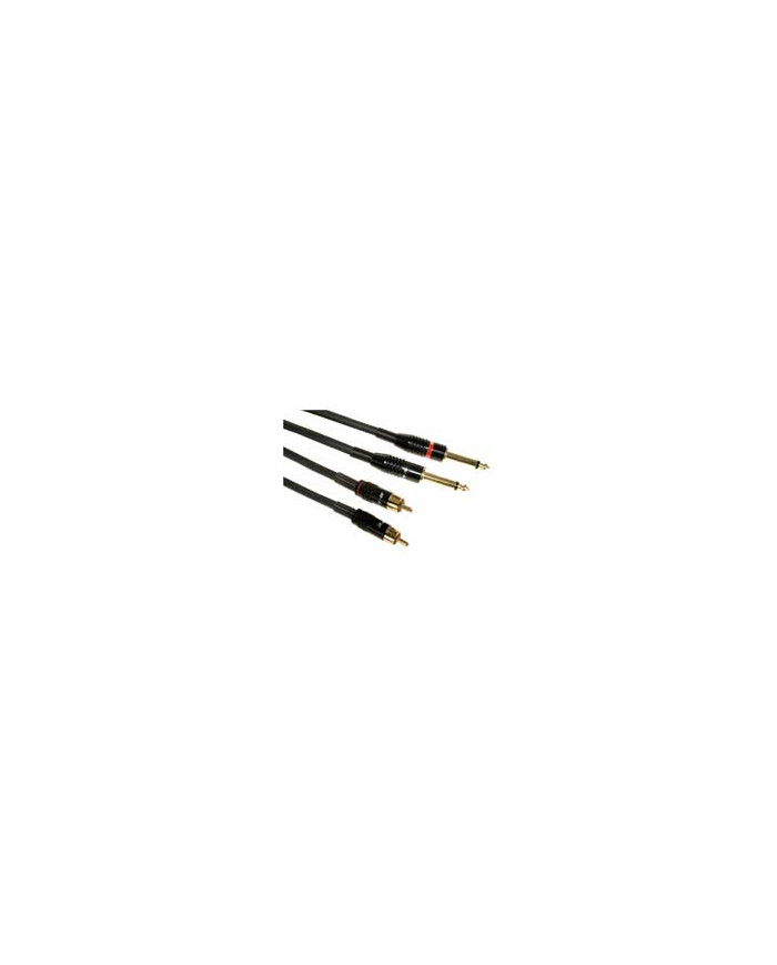 CAVO AUDIO 2 SPINE JACK 6.3MM MONO 2 SPINE RCA 3 M