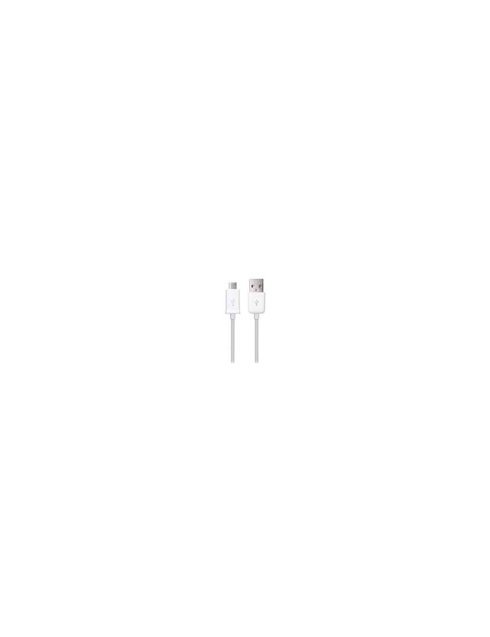 CAVO USB V2 SPINA A SPINA MICRO USB B 1MT BIANCO