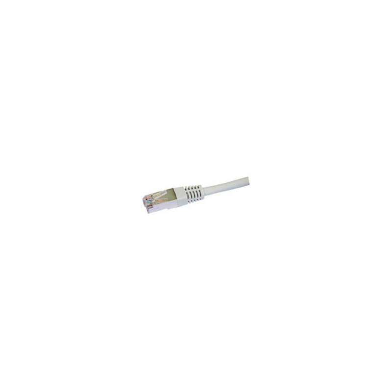 CAVO PATCH UTP CAT. 6 CON 2 SPINE RJ45 0.5MT GRIGI