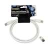 CAVO ANTENNA TV SPINA/PRESA BIANCO 1,5 MT + ADATTATORE