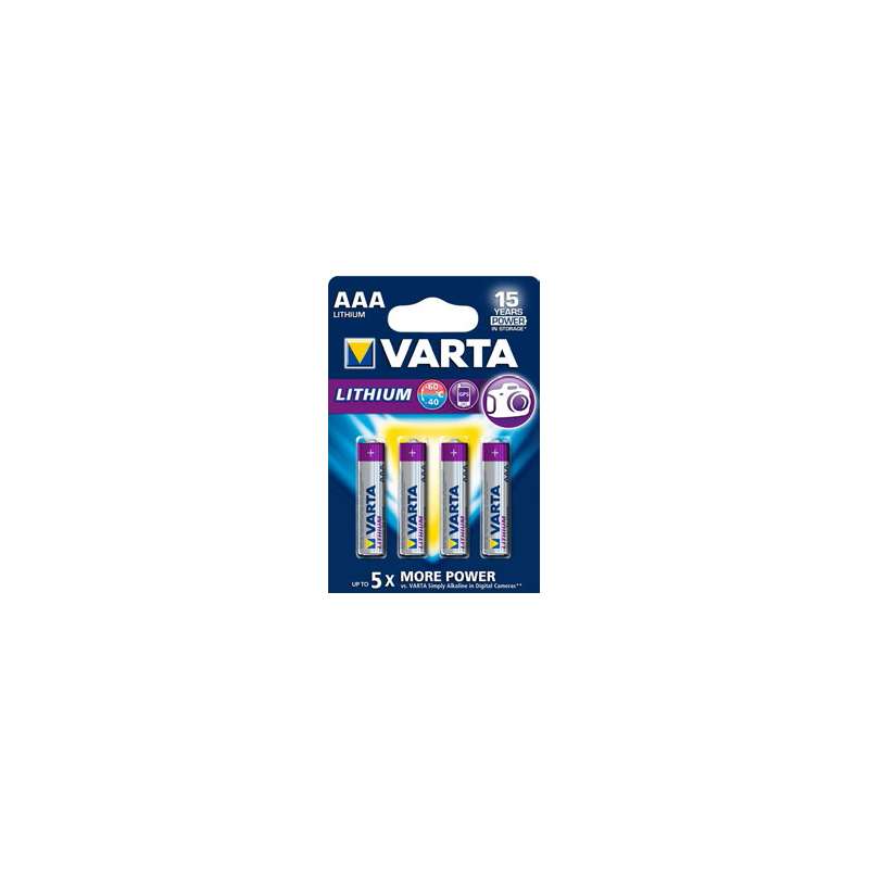 MINISTILO LITHIUM PROFESSIONAL BL 4PZ VARTA