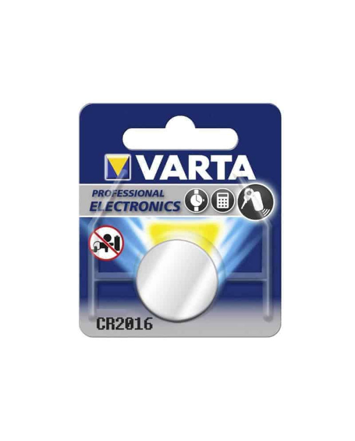 BATTERIA BOTTONE LITIO CR2016 3V VARTA