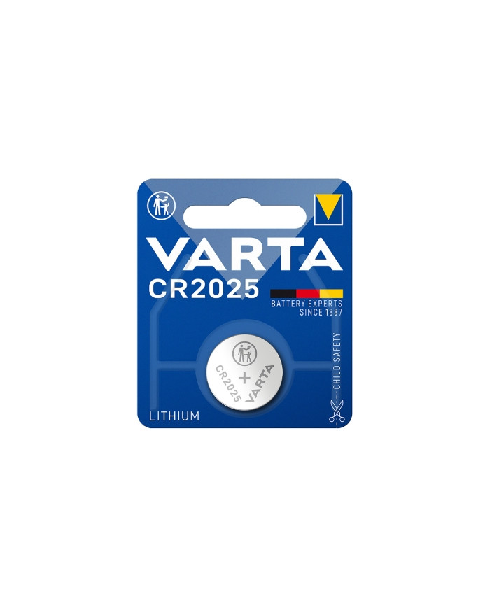 BATTERIA BOTTONE LITIO CR2025 3V VARTA