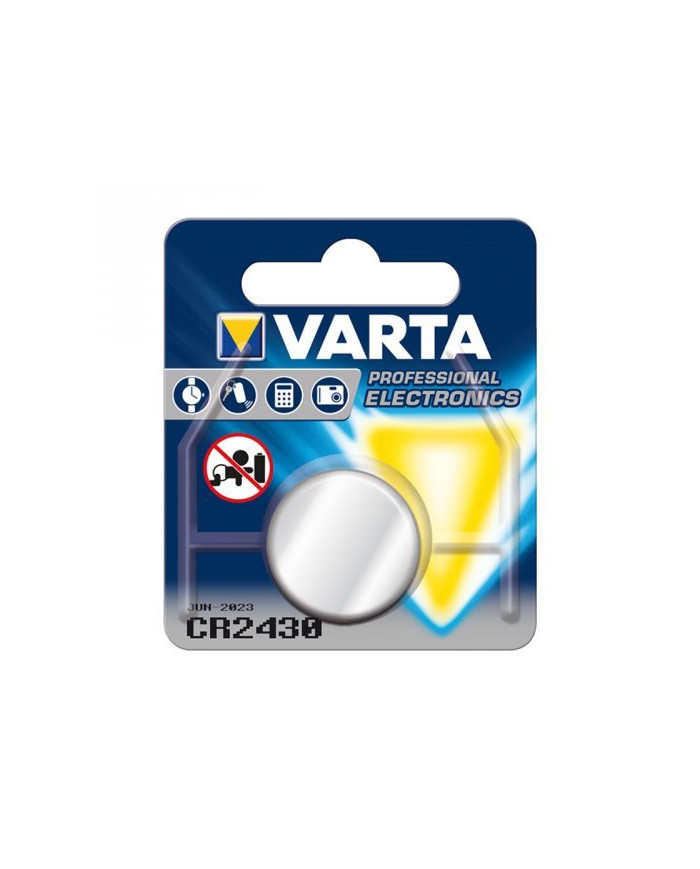 BATTERIA BOTTONE LITIO CR2430 3V VARTA