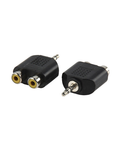 ADATTATORE SPINA JACK 3.5MM STEREO 2 PRESE RCA