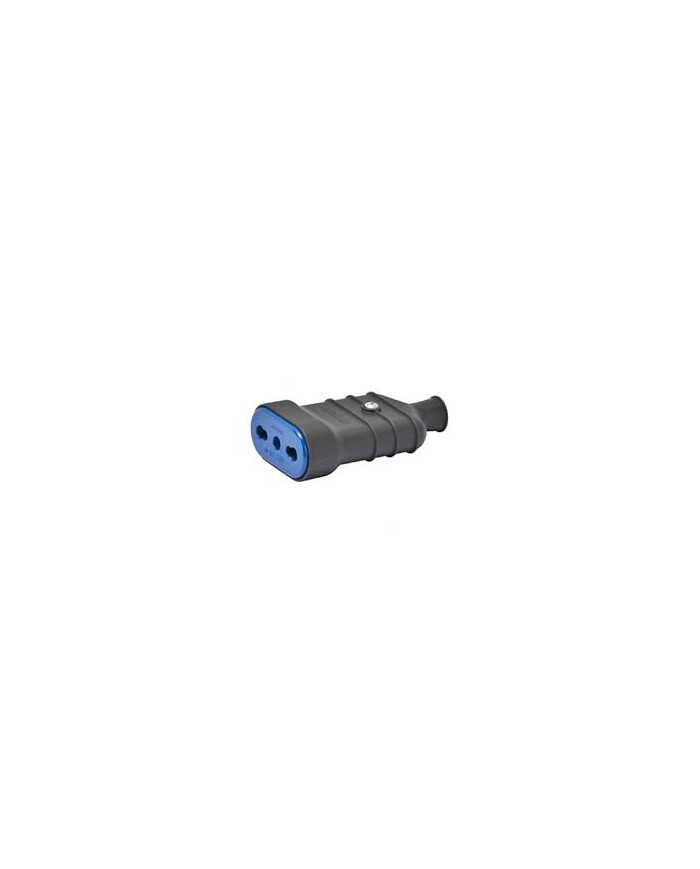 PRESA ELETTRICA 16A 2P+T BIVALENTE NERA GEWISS