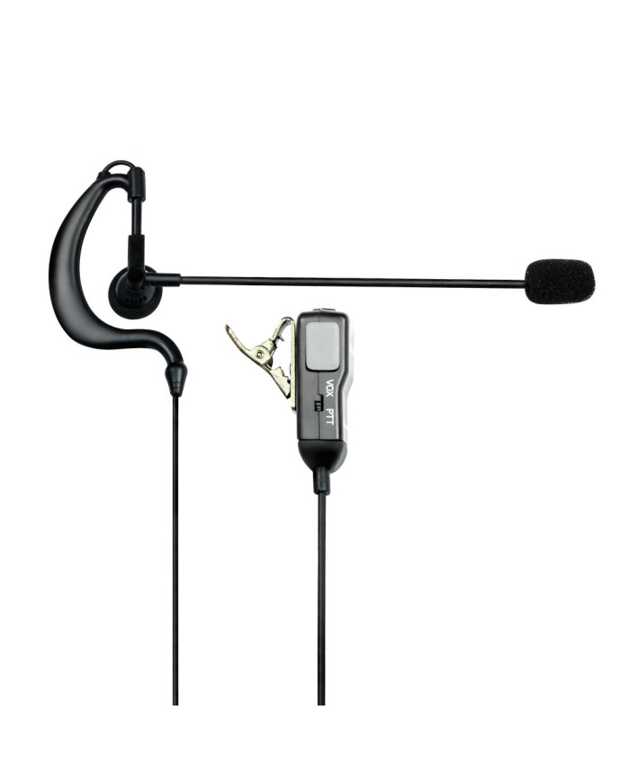 MICROFONO CON AURICOLARE A 2 PIN A PIPA