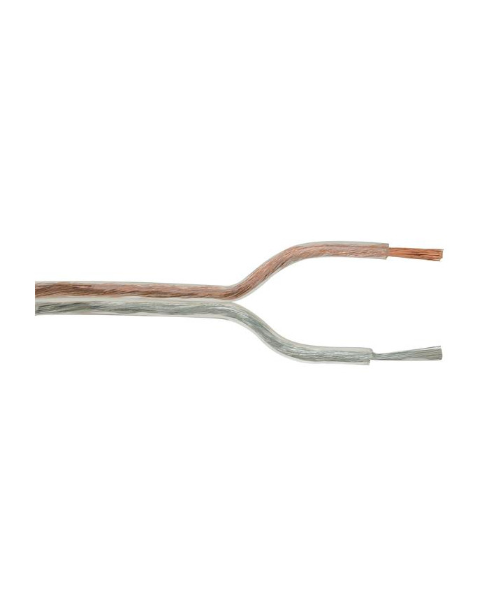 CAVO PIATTINA TRASPARENTE 2X0.75MM PREZZO PER 1 MT