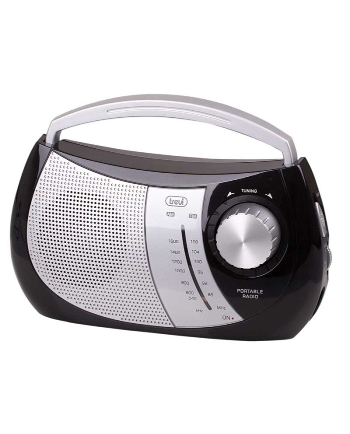 RADIO AM-FM PORTATILE AC-DC ANALOGICA NERO