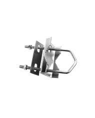 STAFFA PER PALO ANTENNA TV A RINGHIERA