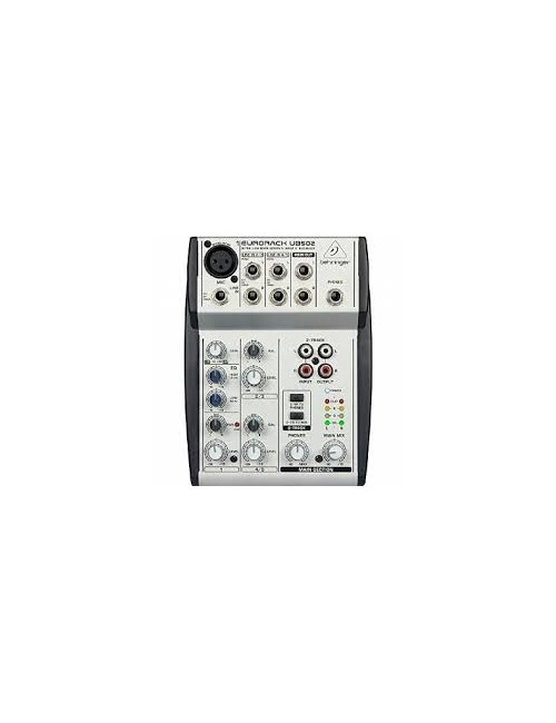 MIXER AUDIO STEREO 2 CH 1 ING. MIC. + 4 ING. LINE