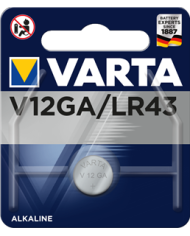 BATTERIA BOTTONE V12GA ALKALINE 1.5V VARTA