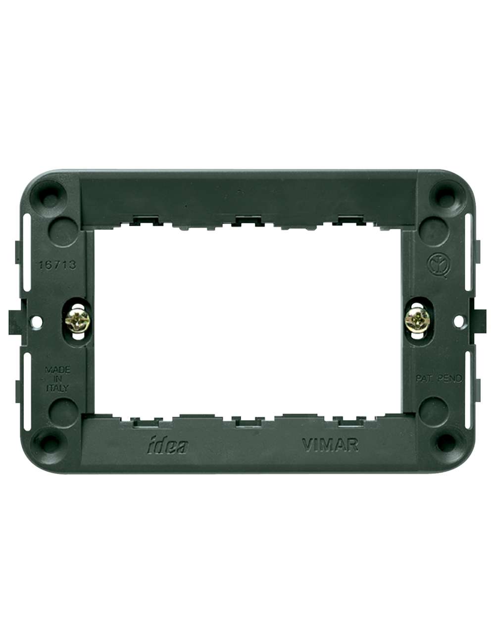 SUPPORTO VIMAR IDEA 3 POSTI UNIVERSALE GRIGIO