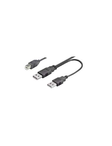 CAVO USB2.0 DUAL POWER 2 SPINE A / SPINA B 1M