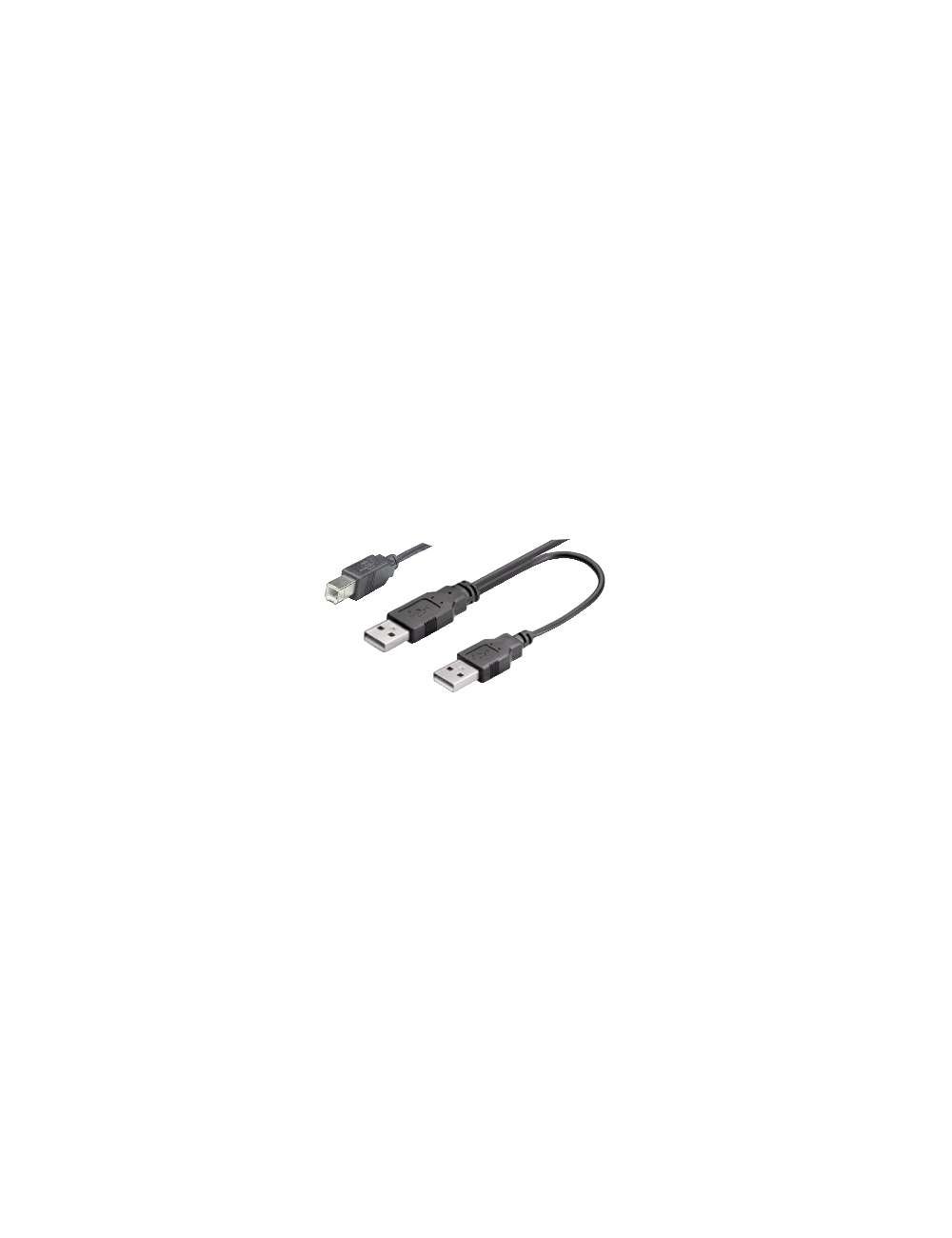 CAVO USB2.0 DUAL POWER 2 SPINE A / SPINA B 1M