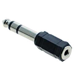 ADATTATORE SPINA JACK 6.3MM ST. PRESA JACK 3.5MM S