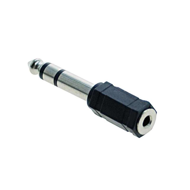 ADATTATORE SPINA JACK 6.3MM ST. PRESA JACK 3.5MM S