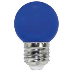 LAMPADA A LED MINI GLOBO SFERA E27 220V 2W BLU