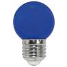 LAMPADA A LED MINI GLOBO SFERA E27 220V 2W BLU