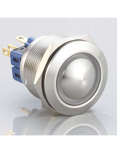 PULSANTE ANTIVANDALO 19MM CON ATTUATORE PIANO